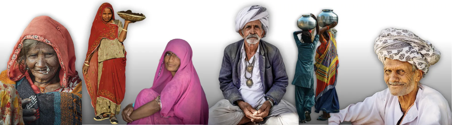 Portraits of Tribals_Painting Rajasthan_India